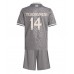 Maillot de foot Real Madrid Aurelien Tchouameni #14 Troisième vêtements enfant 2024-25 Manches Courtes (+ pantalon court)